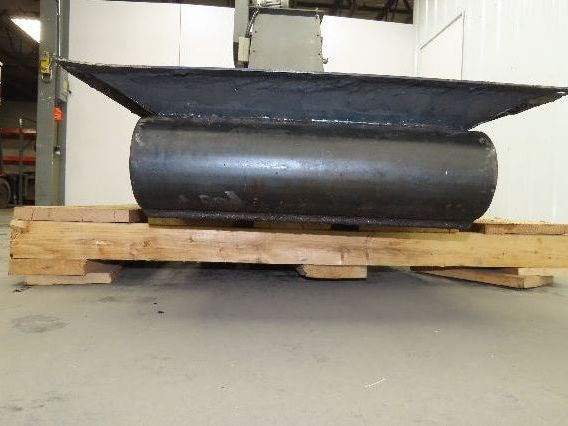 Shin Myung Magnetic Chip Conveyor with Drag Chain Scraper 14"x51" Infeed 220V