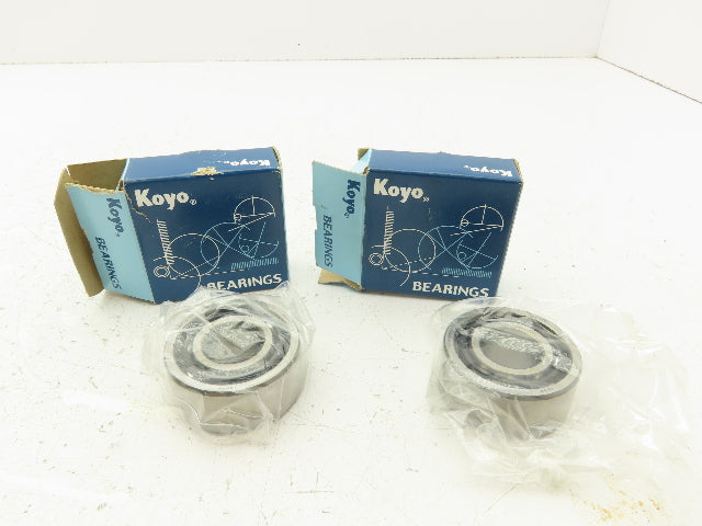 Koyo 5204CD3 Angular Contact Ball Bearing 20 mm ID 47 mm OD Lot of 2
