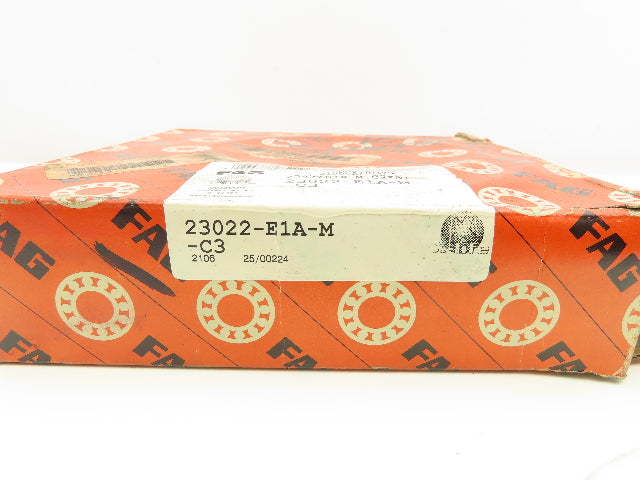 FAG 23022-E1A-M-C3 Spherical Roller Bearing 110 mm ID 170 mm OD
