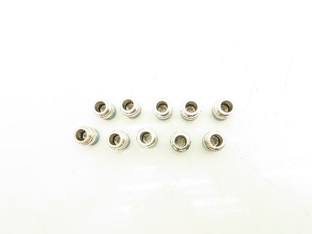 ATP B38-03MH Male Straight Fitting 3/8" Push Tube 3/8" Male NPT Brass Lot of 10
