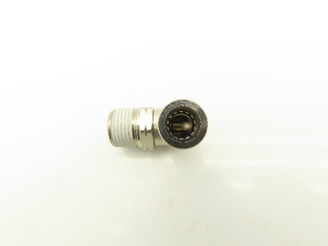 90° Swivel Elbow 3/8" Tube Push Fitting x 3/8" Male NPT Brass Lot of 15