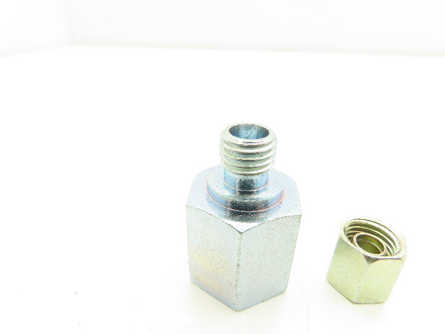Straight Female Compression Fitting 3/8" FNPT x 6mm Tube Lot of 12