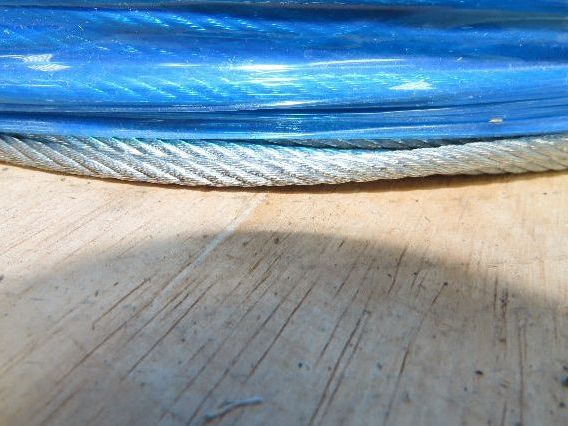 Sandin Wire Rope Galvanized Cable 7x19 Strand 5/32" Dia 2800lbs 1900'