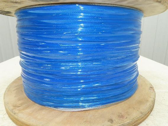 Sandin Wire Rope Galvanized Cable 7x19 Strand 5/32" Dia 2800lbs 1900'