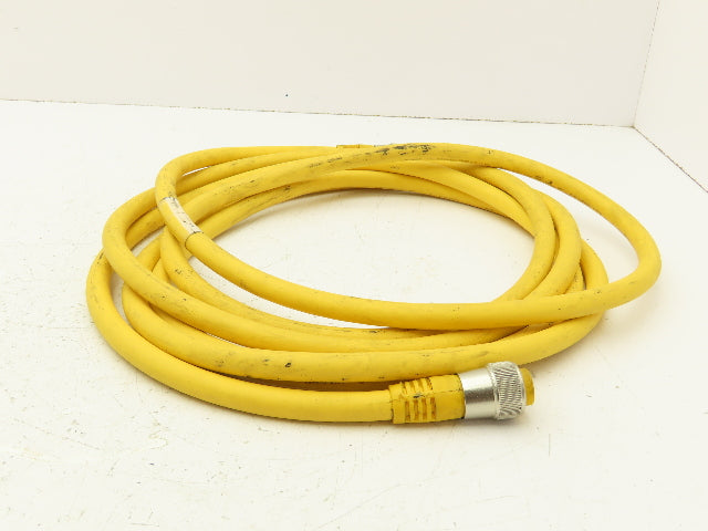 Turck RYM-66-5M 16' Extension Cord Set 7/8" Minifast Connector 6 Conductor