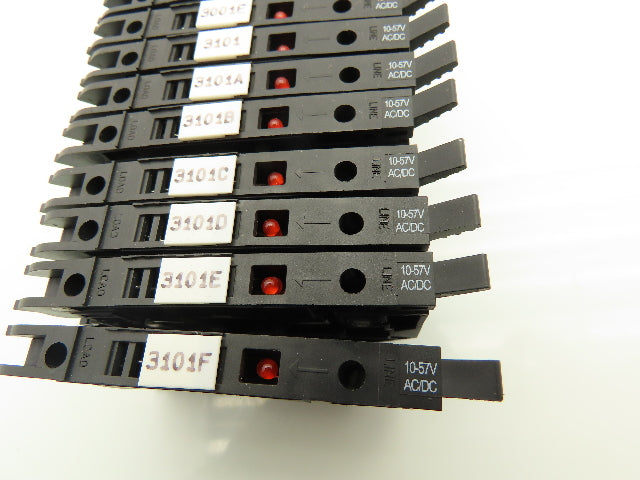 Allen Bradley 1492-H Fuse Holder Terminal Block Red Indicator Lot of 13