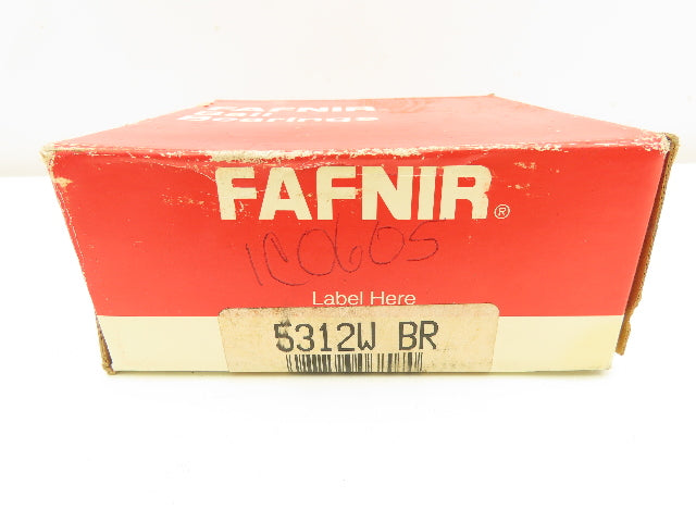 Fafnir 5312W BR Double Row Angular Contact Bearing 60 mm Bore 130 mm OD