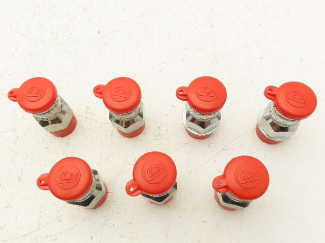 CEJN 414 1257 Quick Disconnect Valved Fluid Coupler 3/4" Male Thread Lot of 7