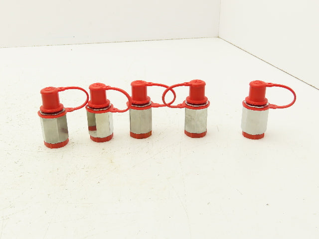CJEN 414 6205 Quick Connect Fluid Coupler Nipple 1/2" Female Thread Lot of 5