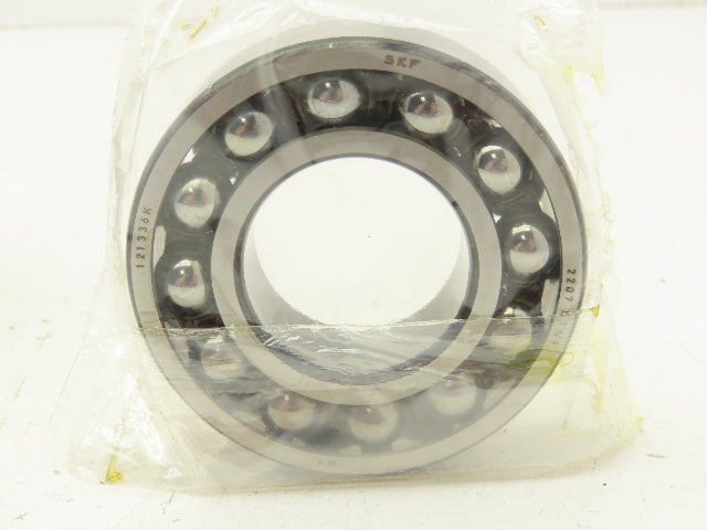 SKF 2207 ETN9 Self Aligning Ball Bearings 35 mm Bore 72mm OD Lot of 2