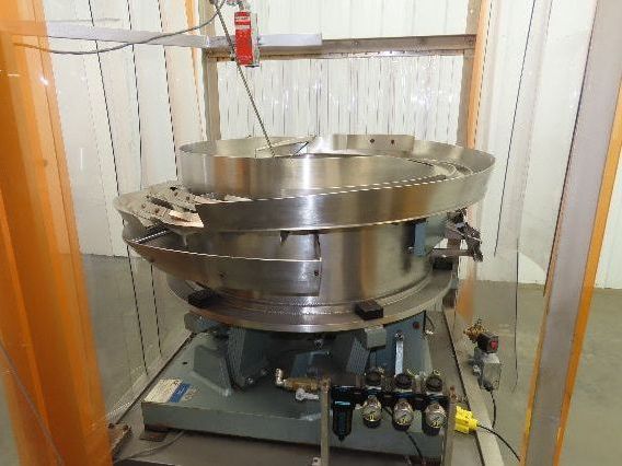 Vibracraft Vibratory Parts Feeder 30" Stainless Bowl Bottle Cap Sorter 115V
