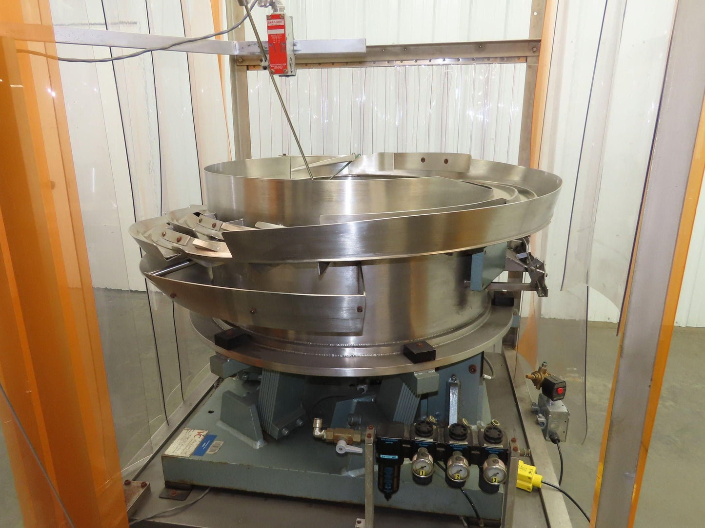 Vibracraft Vibratory Parts Feeder 30" Stainless Bowl Bottle Cap Sorter 115V