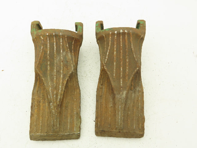 Esco 47SYL Excavator Bucket Teeth Green -No Lock Pins Lot of 2