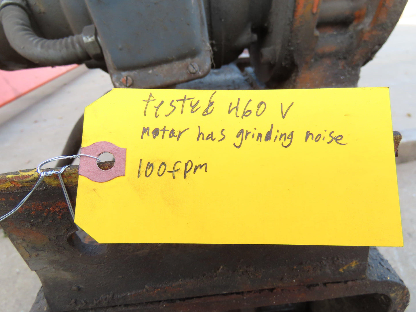 Cleveland Tramrail Motorized Gantry Crane End Truck Drive Floor Track -Bad Motor