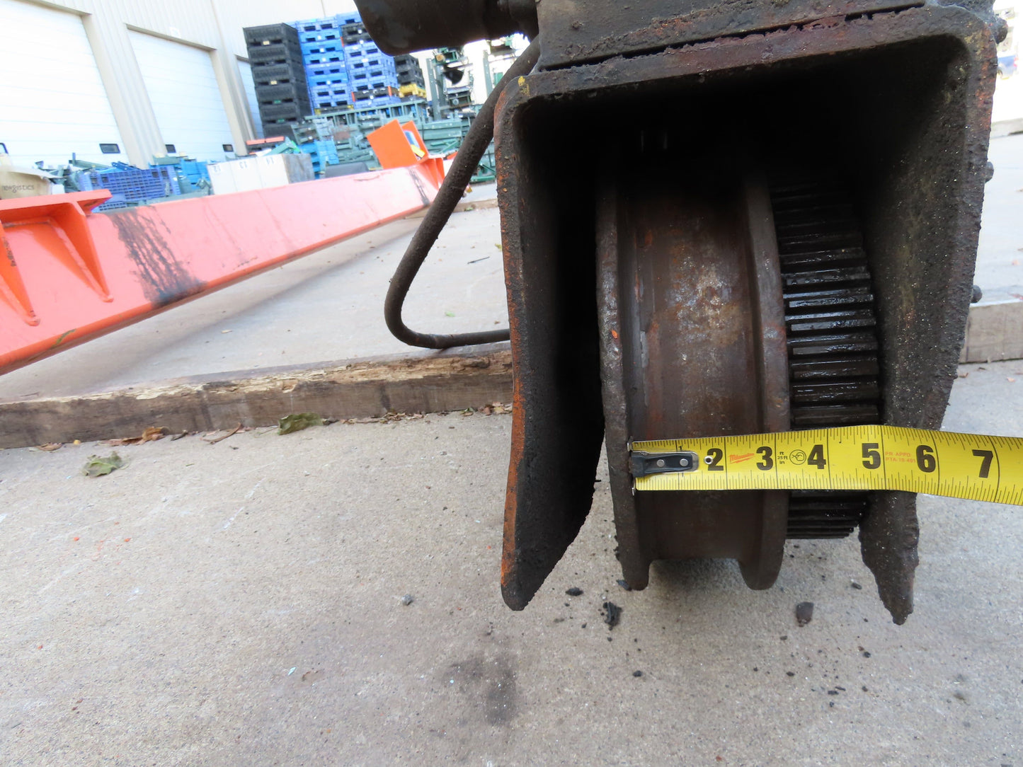 Cleveland Tramrail Motorized Gantry Crane End Truck Drive Floor Track -Bad Motor