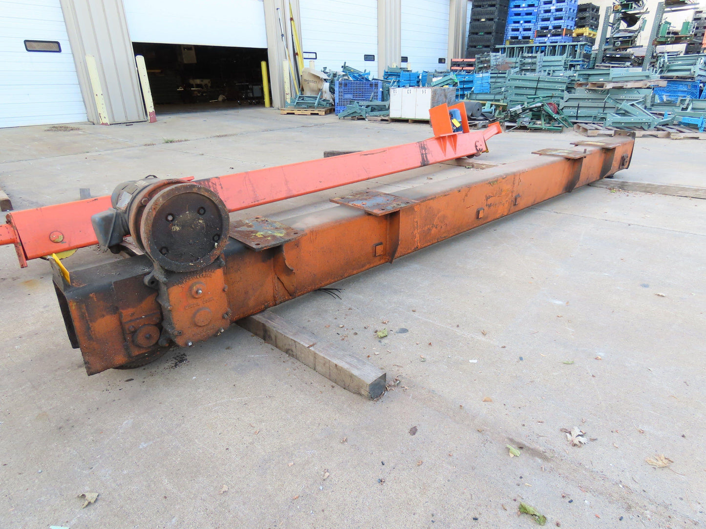 Cleveland Tramrail Motorized Gantry Crane End Truck Drive Floor Track -Bad Motor