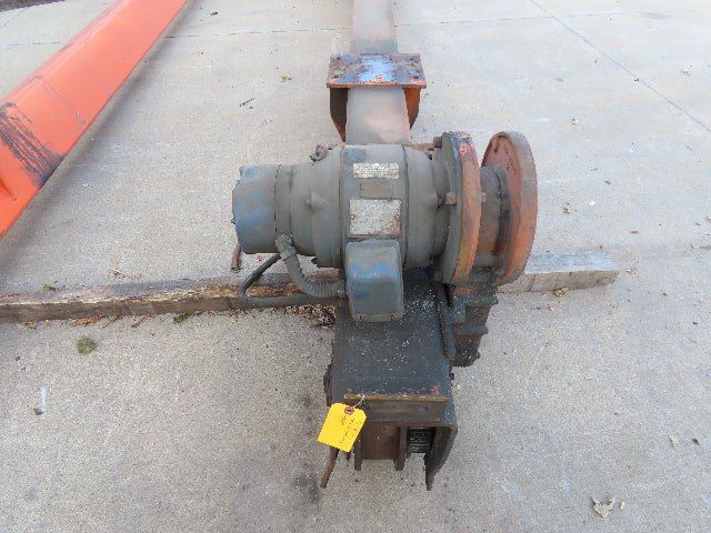 Cleveland Tramrail Motorized Gantry Crane End Truck Drive Floor Track -Bad Motor