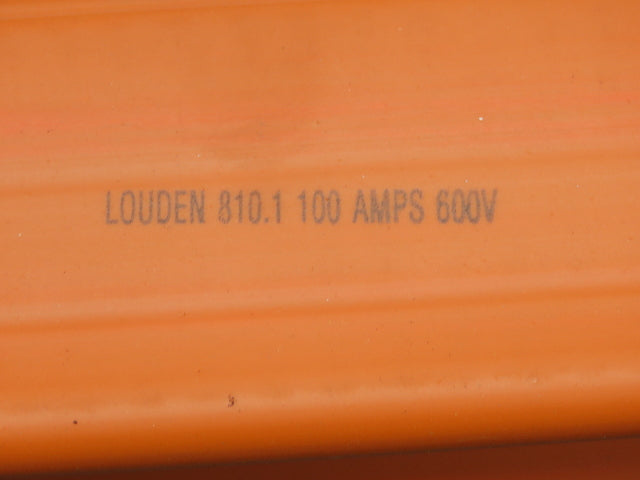 Acco 810.1-R Louden Dual Conductor Bottom Entry Bus Bar Monorail Crane 10'