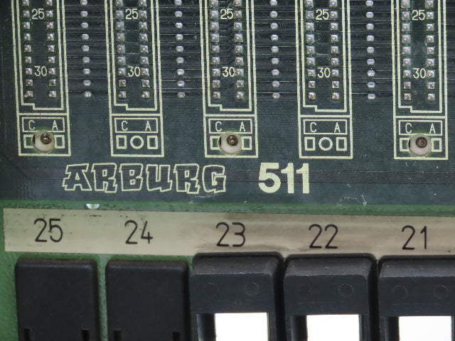 Arburg 511 25-Slot PLC Card Rack Circuit Board Chassis Injection Molder Machine