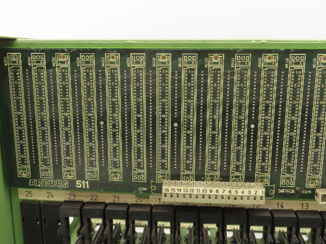 Arburg 511 25-Slot PLC Card Rack Circuit Board Chassis Injection Molder Machine