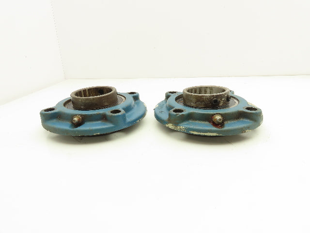 McGill PFC4-11 4-Bolt Flange Mounted Bearing 2-1/4" Bore 3-3/4" OD Lot of 2