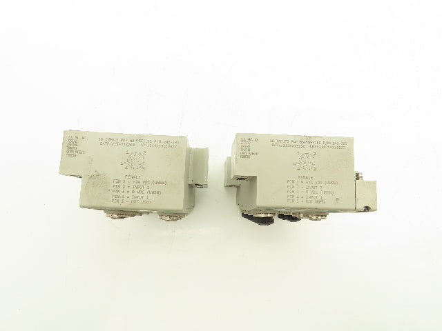 Numatics 240-205 Digital I/O Connector Module Lot of 2