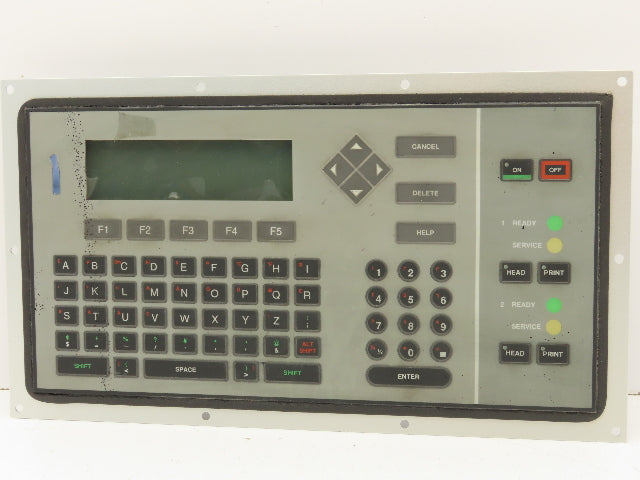 VideoJet Excel 273SE Ink Jet Printer Keyboard Interface Panel LCD Display