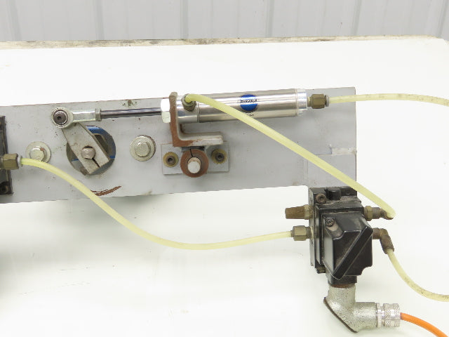 Parker Pneumatic Cylinder Actuated 5" Butterfly Valve 150psi 24VDC Solenoid