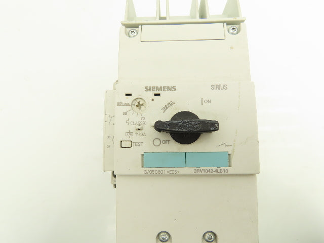 Siemens 3RV1042-4LB10 Motor Starter Circuit Breaker Contactor 90A 600V 3PH