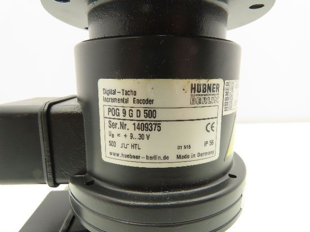 Hubner POG 9 G D 500 Digital Tacho Incremental Encoder 500 HTL