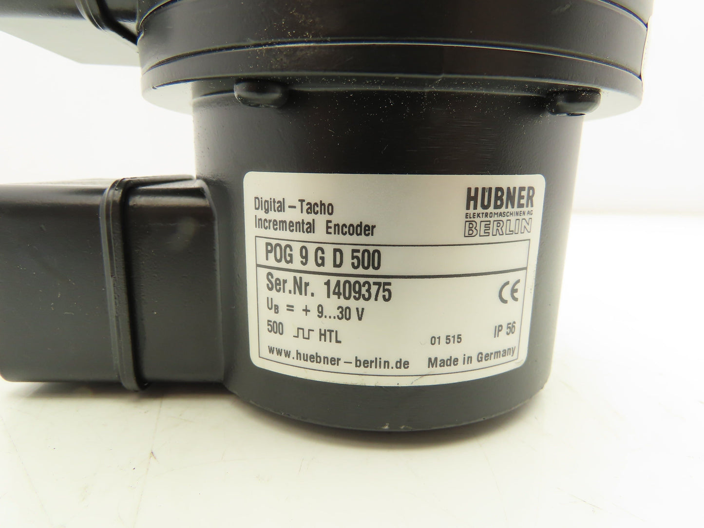 Hubner POG 9 G D 500 Digital Tacho Incremental Encoder 500 HTL