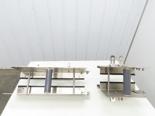 Arrowhead 7.5" Tabletop Belt Stainless Bottle Conveyor Idler Sections 36"L