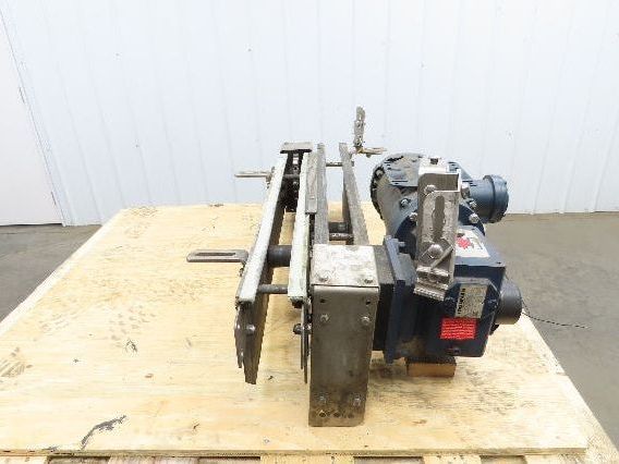 Arrowhead 3.25" Tabletop Stainless Bottle Conveyor 2-Belt Transfer 36" Drive 3PH