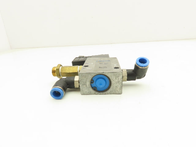 Festo MFH-3-1/8 Pneumatic 3/2 Solenoid Valve 1/8" NPT 24VDC