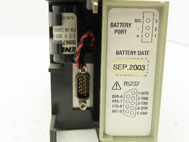 Allen Bradley 1756-L55 ControlLogix 5555 Processor Module M13 Memory 1.5M Byte