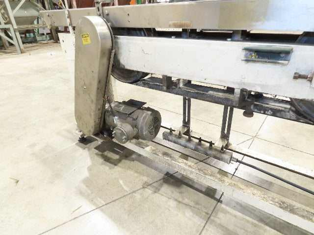 Eriez Magnetic Can Cleaner 3.25" Tabletop Stainless 3-Belt Bottle Conveyor 460V