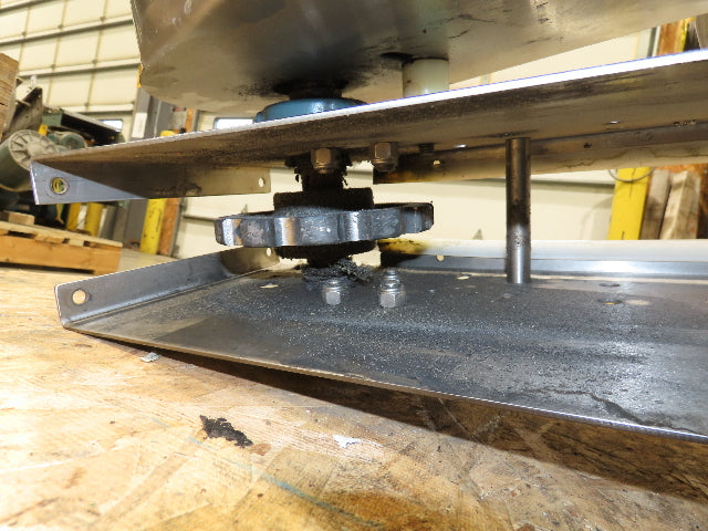 Arrowhead 3.25" Tabletop Stainless Bottle Conveyor 36" Chain Drive -No Motor