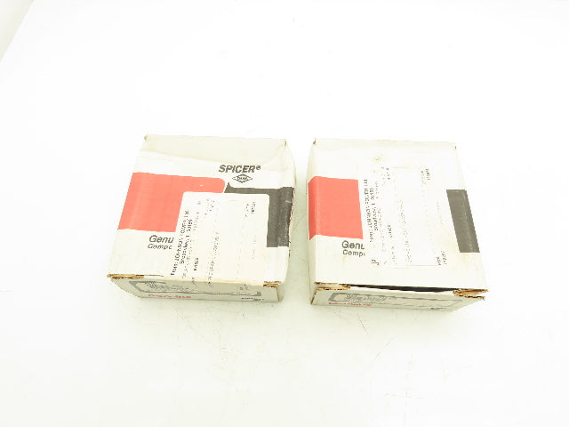 Spicer 5-155X Greaseable Driveshaft U-Joint 1-1/8" Bearing Cap Diameter Lot of 2