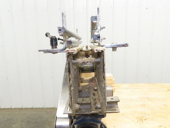 Arrowhead 3.25" Tabletop Belt Stainless Bottle Conveyor 36" Chain Drive 460V 3PH