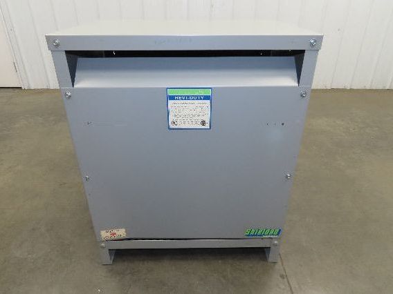 Hevi-Duty DT651H75STS Isolation Transformer 75kva 3Ph HV 460 Delta LV 460Y/266