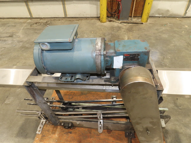 3.25" Tabletop Stainless Bottle Conveyor 2-Belt Shielded Transfer Overhead Drive