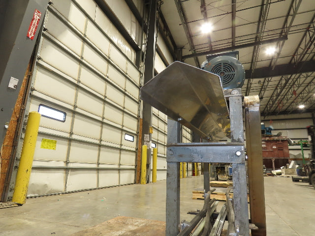 3.25" Tabletop Stainless Bottle Conveyor 2-Belt Shielded Transfer Overhead Drive
