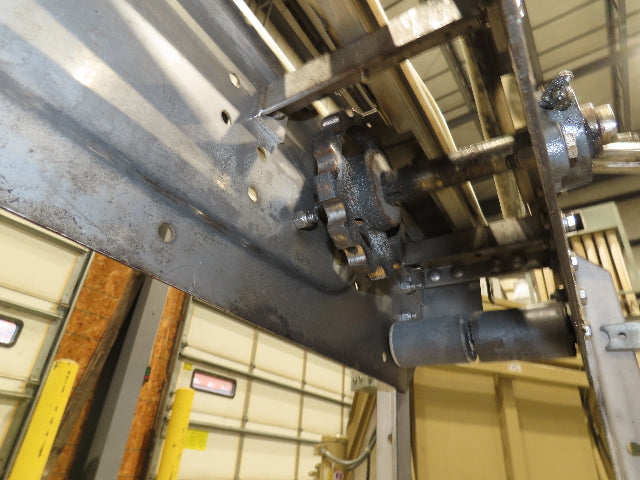 Arrowhead 3.25" Tabletop Stainless Bottle Conveyor 2-Belt Transfer 48" Drive