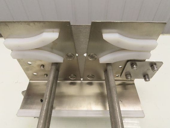 Arrowhead 10" Tabletop Belt Stainless Bottle Conveyor Diverter Section 12"L