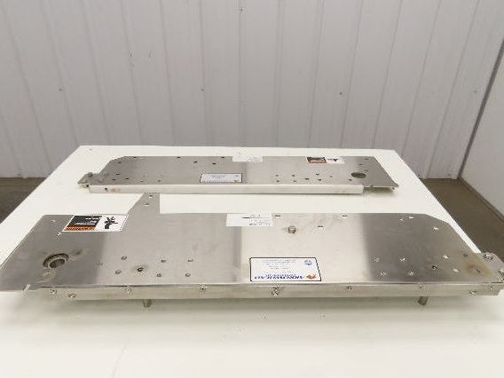 Arrowhead Tabletop Belt Steel Bottle Conveyor Set of 2 Side Panels 36" Section