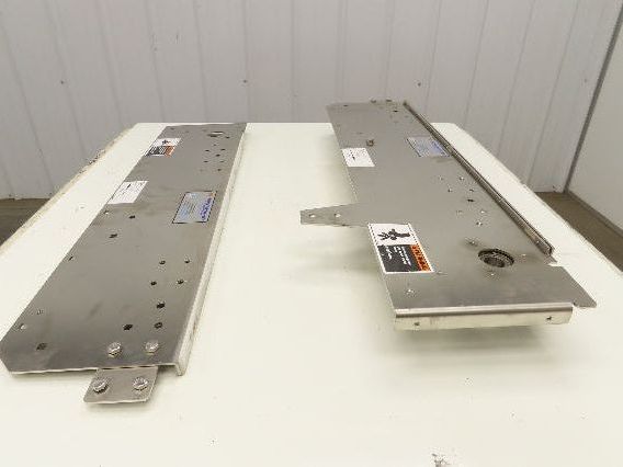 Arrowhead Tabletop Belt Steel Bottle Conveyor Set of 2 Side Panels 36" Section
