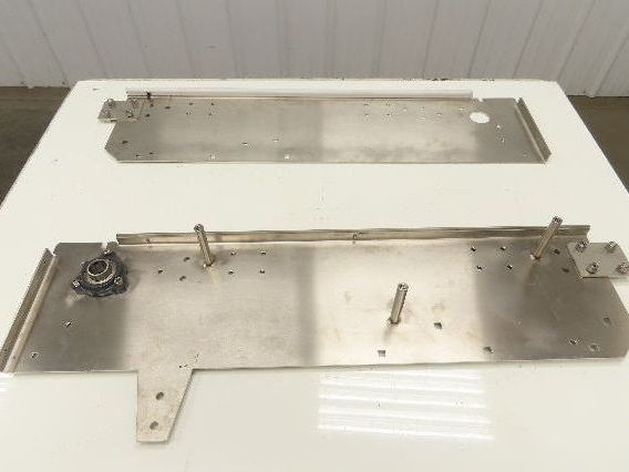 Arrowhead Tabletop Belt Steel Bottle Conveyor Set of 2 Side Panels 36" Section