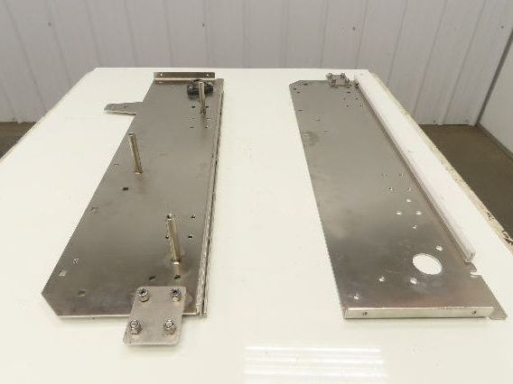 Arrowhead Tabletop Belt Steel Bottle Conveyor Set of 2 Side Panels 36" Section