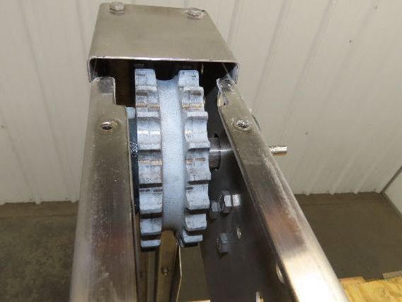 Arrowhead 3.25" Tabletop Stainless Bottle Conveyor Idler Section 36"L -No Drive