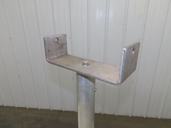 8" Tabletop Conveyor Aluminum Pedestal Round Pipe Leg Stand 28"-32"H Set of 4